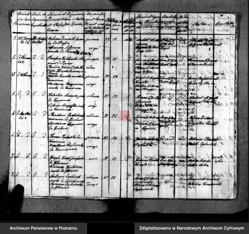Obraz 4 z jednostki "Duplikat baptisatorum, copulatorum, mortuorum"