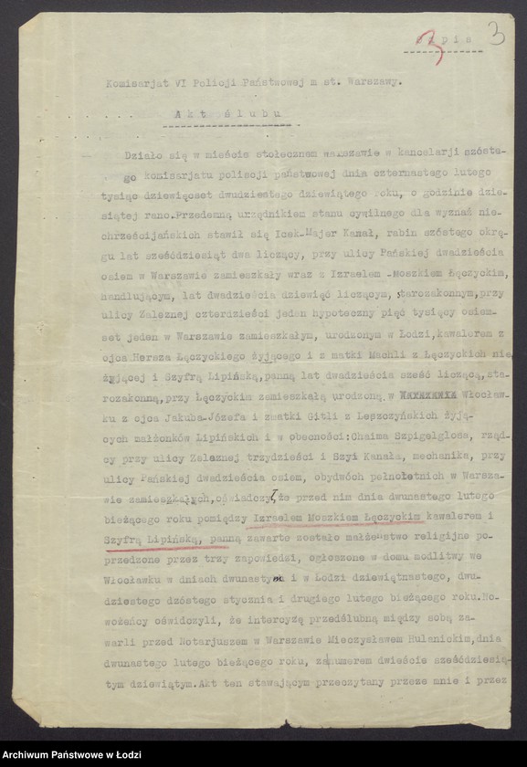 Obraz 5 z jednostki "Izrael Moszek Łęczycki – wyrób i sprzedaż trykotaży i pończoch"