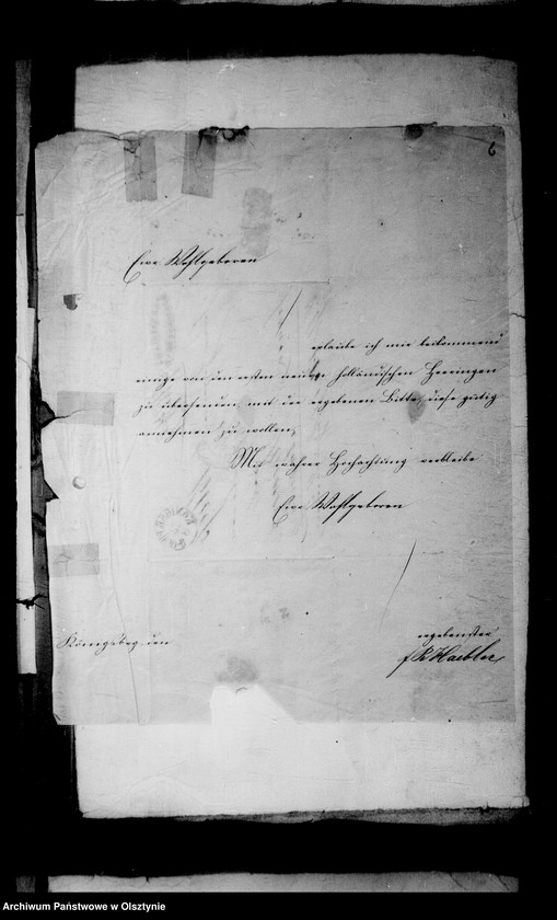 image.from.unit.number "/Schriftwechsel mit dem Kommissionsgeschäft- Haebler- Blanquart in Königsberg u. a. /"