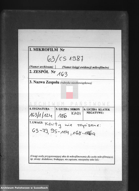 image.from.unit.number "[Akta urodzeń, małżeństw i zgonów parafii rzymskokatolickiej w Sejnach]."