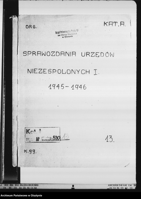 image.from.unit.number "Sprawozdania Urzędów Niezespolonych. I"