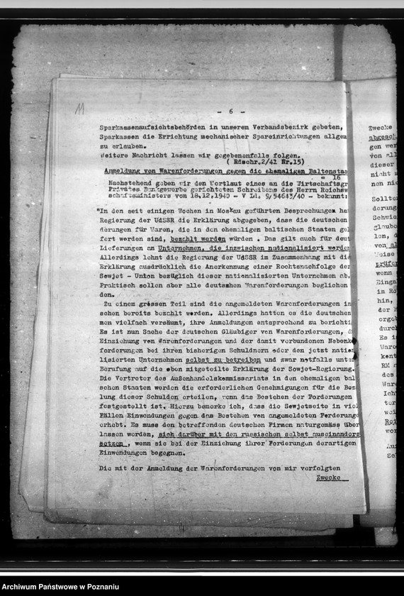 Obraz 15 z jednostki "Rundschreiben der Sparkassen und Giroverband"