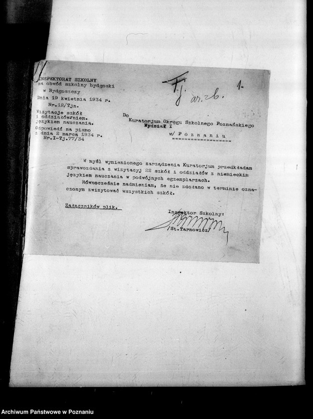 Obraz 5 z jednostki "Sprawozdania z wizytacji publicznych szkół powszechnych z niemieckim językiem nauczania"