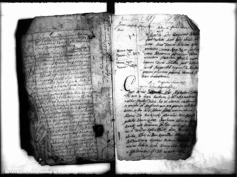 Obraz 3 z jednostki "Inscriptiones, resignationes [protocollon]"