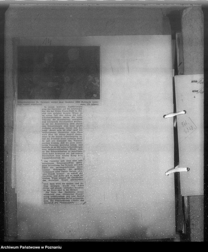 Obraz 18 z jednostki "Wycinki prasowe dotyczące Kraju Warty"