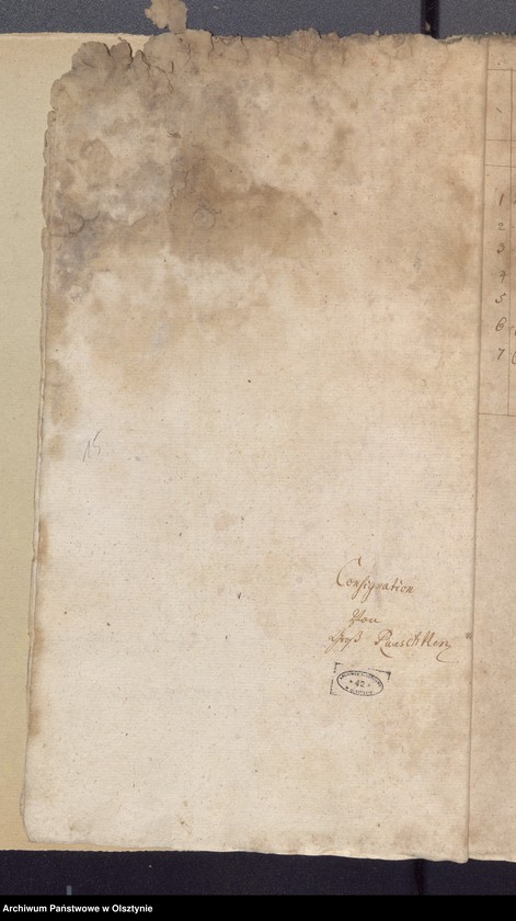 image.from.unit.number "Beläge zur Einnahme der Passenheimschen Kirchen Rechnung"