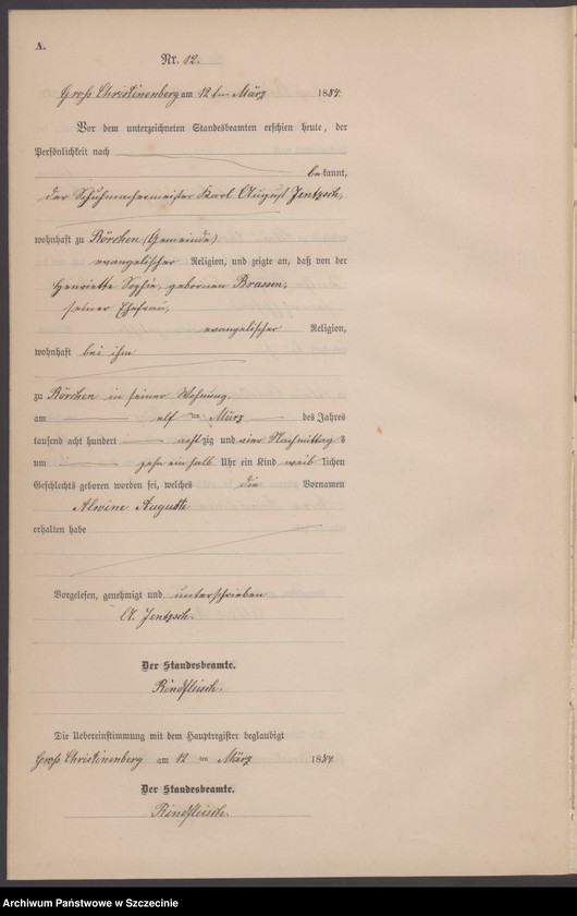 Obraz 15 z jednostki "Geburts-Register (Neben-Register)"