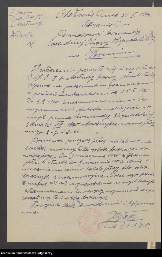 image.from.unit.number "[Raporty komendantów Zachodniej Straży Obywatelskiej do Komendy Powiatowej w Toruniu. Imienny spis członków Zachodniej Straży Obywatelskiej, baonu II w Chełmży]"