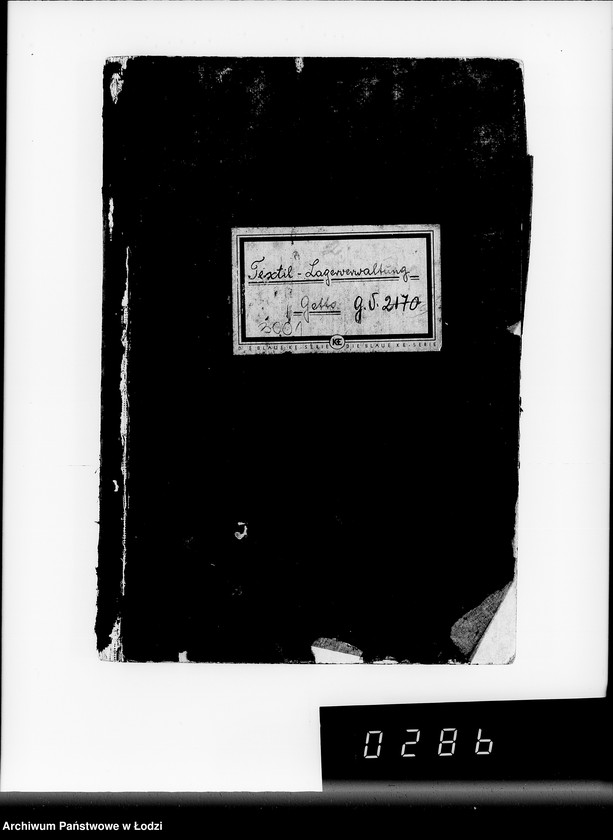 Obraz 4 z jednostki "Textil-Lagerverwaltung Getto [Książka magazynowa towarów wychodzących z Getta]"