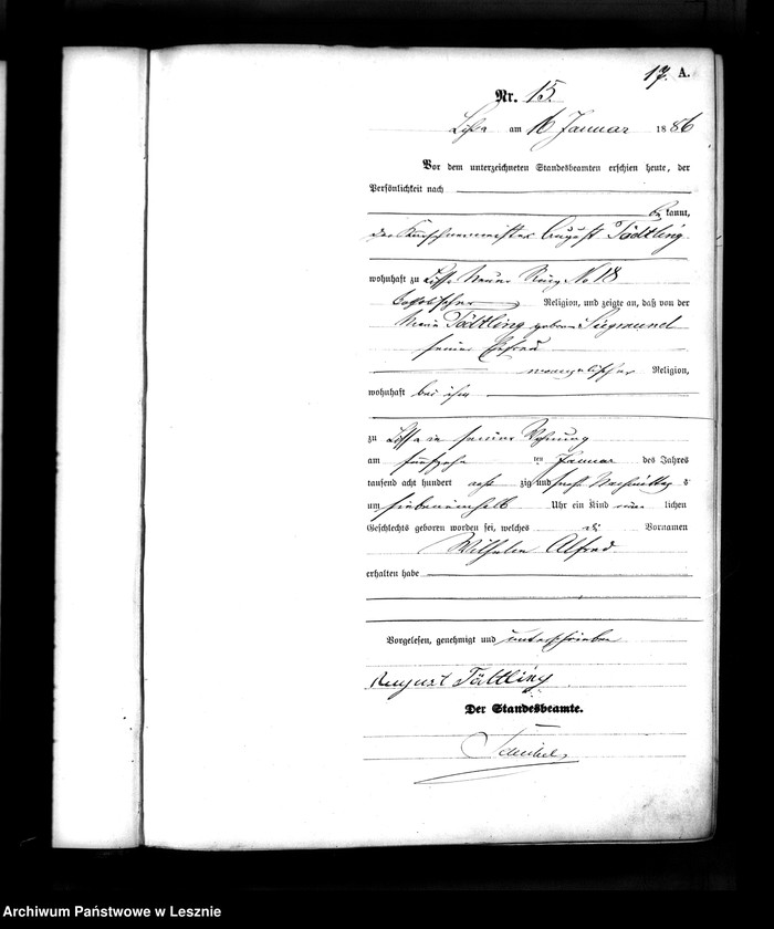 Obraz 18 z jednostki "[Księga urodzeń]"