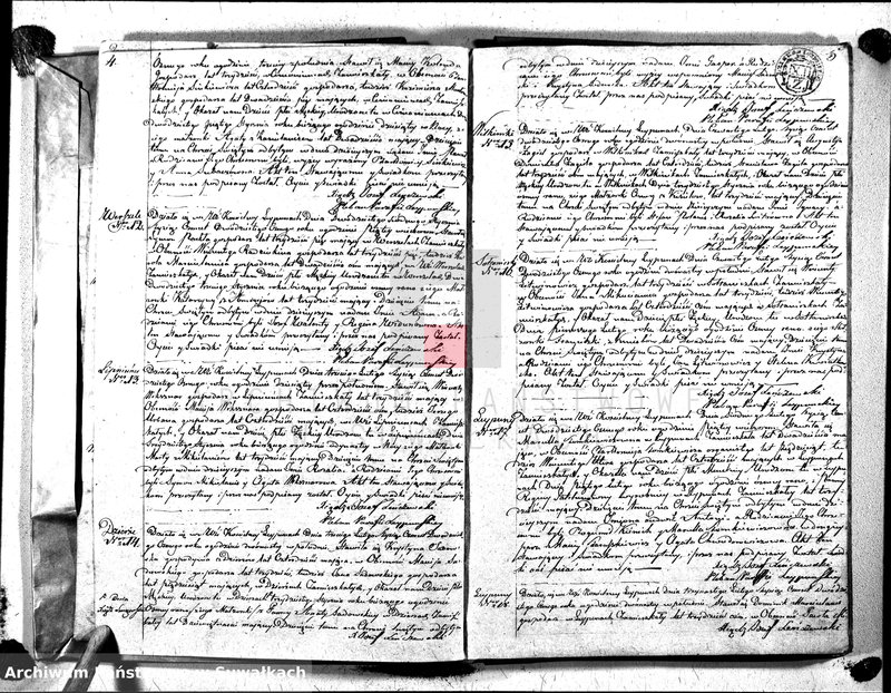 image.from.unit.number "Duplikat Aktów Urodzonych, Zaślibionych i Zmarłych Katolików Parafii Leypunskiey Roku 1828"