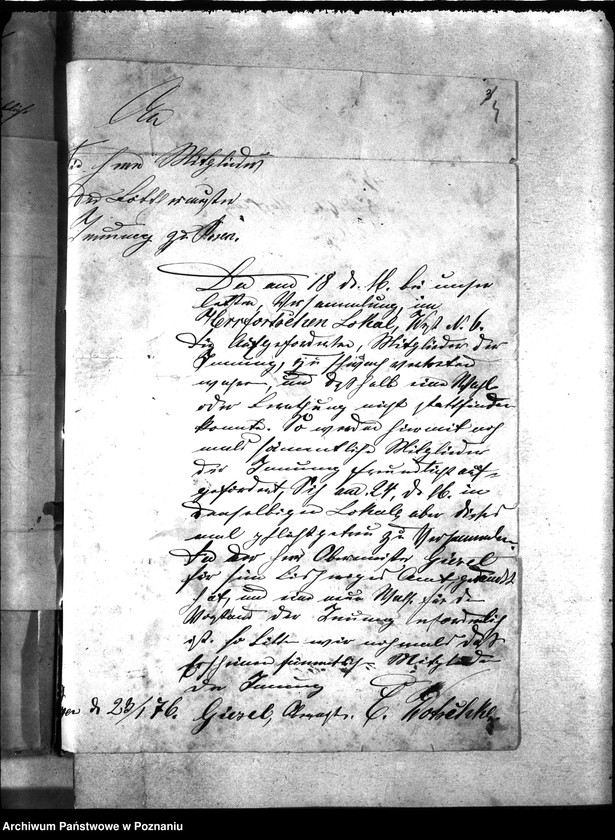 Obraz 8 z jednostki "[Korespondencja z władzami państwowymi i samorządowymi]"