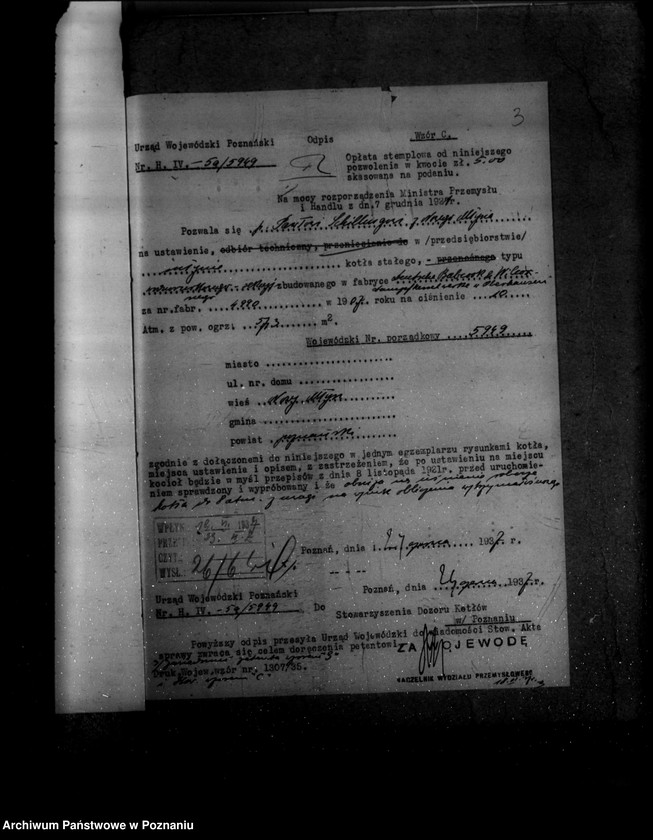 Obraz 7 z jednostki "Młyn P. Schillinga w Nowym Młlynie powiat poznański nr woj. 5949"