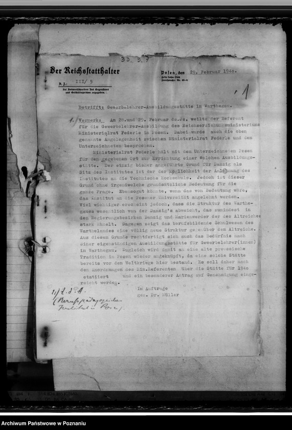 Obraz 5 z jednostki "Gewerbelehramt"