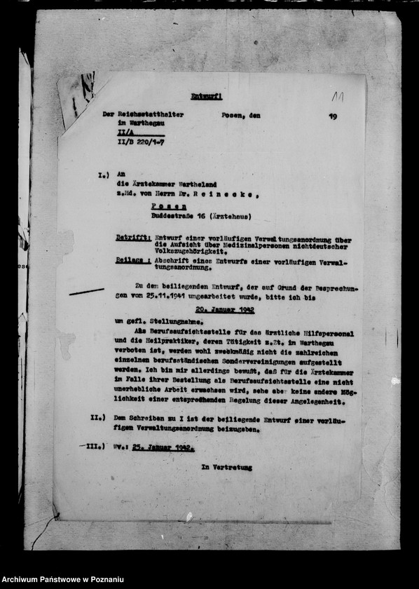Obraz 15 z jednostki "Aufsicht über nicht deutsche Medizinalpersonen"