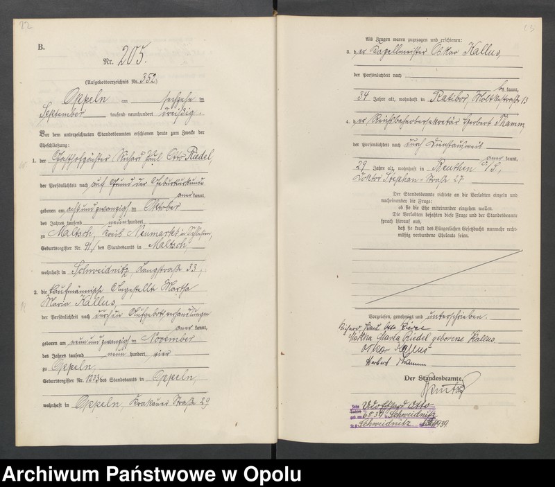 Obraz 14 z jednostki "[Rejestr Małżeństw] 1930 tom II Nr 195-294"
