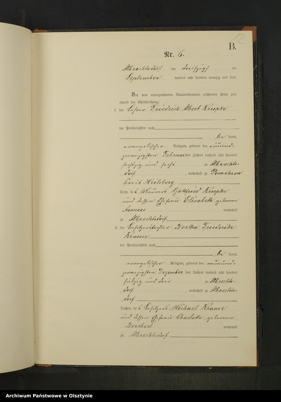 image.from.unit.number "Heiraths-Neben-Register Nr 1 - 13"