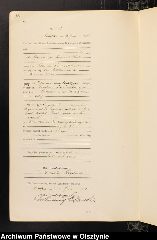 image.from.unit.number "Sterbe-Neben-Register Nr 1 - 29"