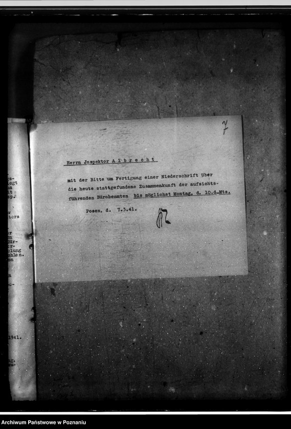 Obraz 11 z jednostki "Besprechungen mit den aufsichtsführenden Bürobeamten"