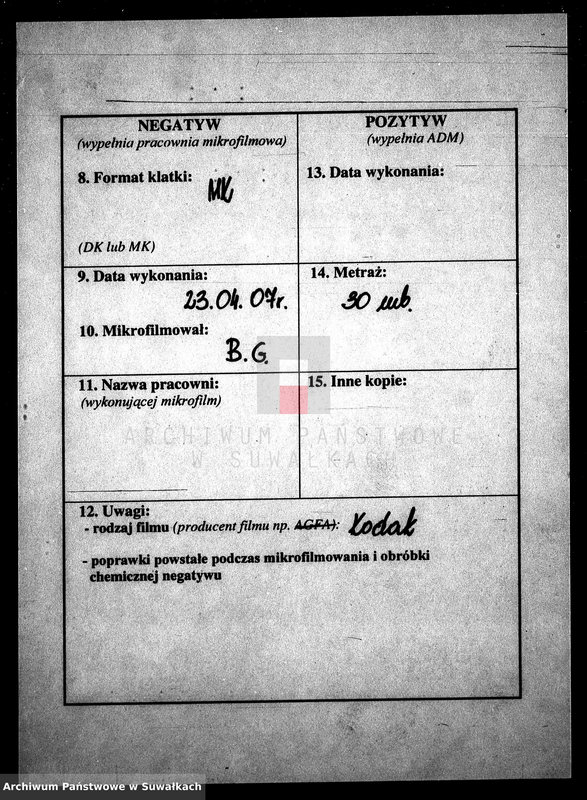 image.from.unit.number "Dowody do Aktów Małżeństwa Gminy Wigierskiey od dnia 1 Maja 1813 do dnia ostatniego kwietnia 1814 Roku."