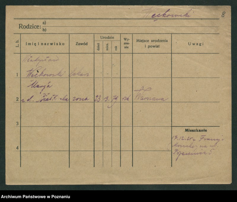 Obraz 20 z jednostki "Węcewicz - Wężykowski"