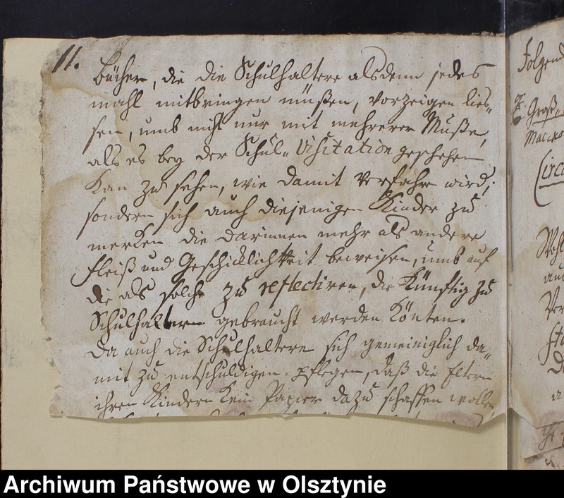 image.from.unit.number "Fernere Verordnungen, Cicularia und Correspondencen in der Schulsachen"