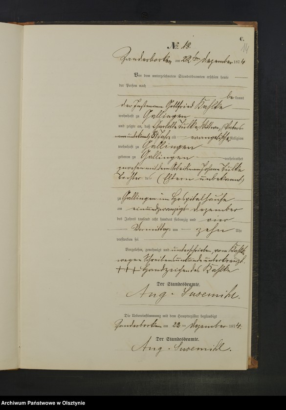 image.from.unit.number "Sterbe-Neben-Register Nr 1 - 14"