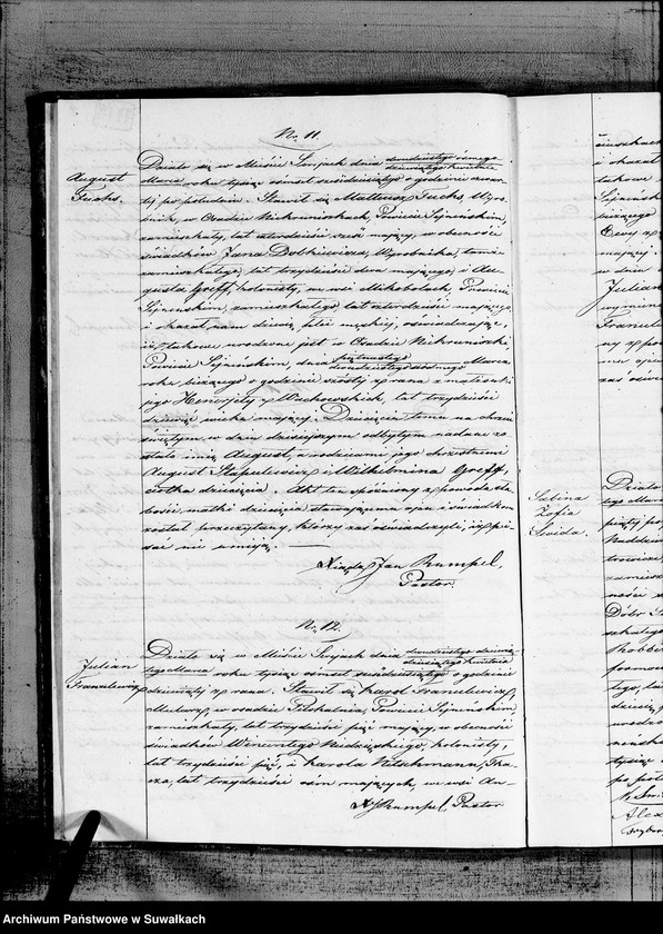 image.from.unit.number "Duplikat aktów Stanu Cywilnego urodzeń, małżeństw i zejść Parafii Ewangelicko-Reformowanej Serejskiej na rok 1860"