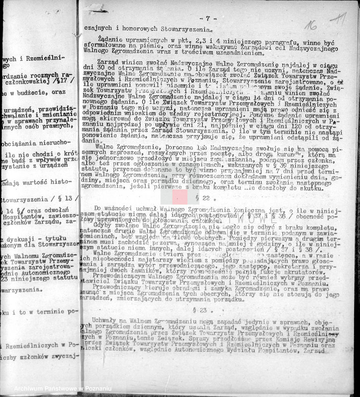 Obraz 20 z jednostki "/Towarzystwo Przemysłowe Jedność w Poznaniu powiatu pod wezwaniem św. Antoniego/"