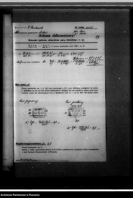 Obraz 16 z jednostki "Mleczarnia Fr. Borkowskiego w Żerkowie nr woj. kotła 3862"