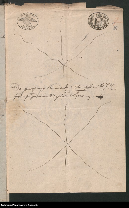 Obraz 15 z jednostki "A. betr. die polizeiliche Beaufsichtigung des polnischen Überläufers Sigismund von Więckowski zu Gembitz"