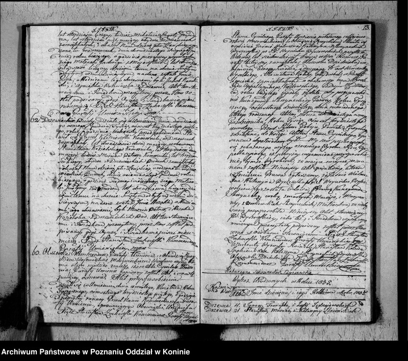 Obraz 16 z jednostki "Akta urodzonych, zaślubionych, zmarłych"