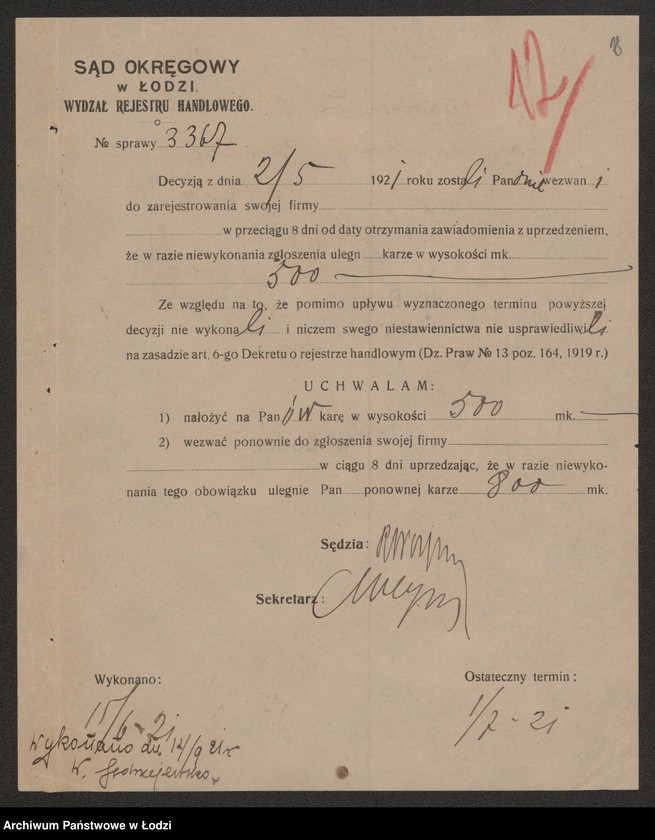 Obraz 20 z jednostki "Paweł Strohbach i S-ka - prowadzenie wykańczalni zarobkowej"