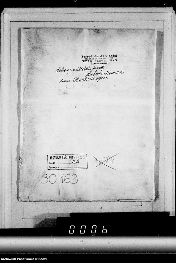 Obraz 4 z jednostki "Aufträge, Lieferscheinen und Rechnungen 100701-100791"