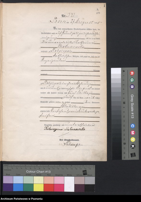 Obraz 3 z jednostki "Księga urodzeń t. II"