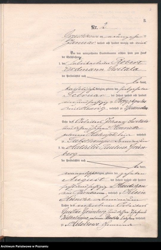 Obraz 6 z jednostki "Księga małżeństw"