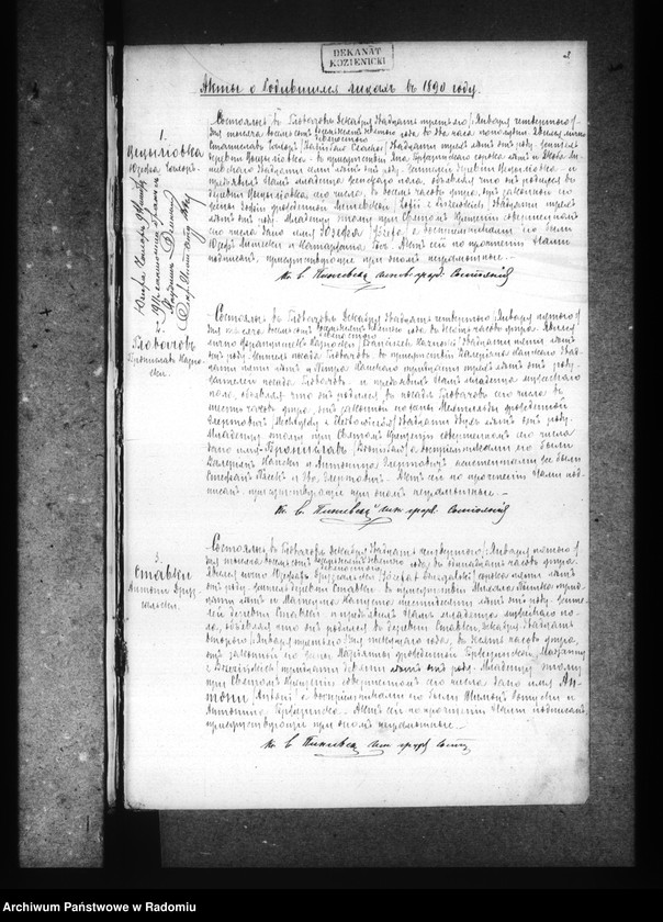 image.from.unit.number "[Duplikat akt urodzonych, zaślubionych i zmarłych parafii Głowaczów za 1890 r.]"