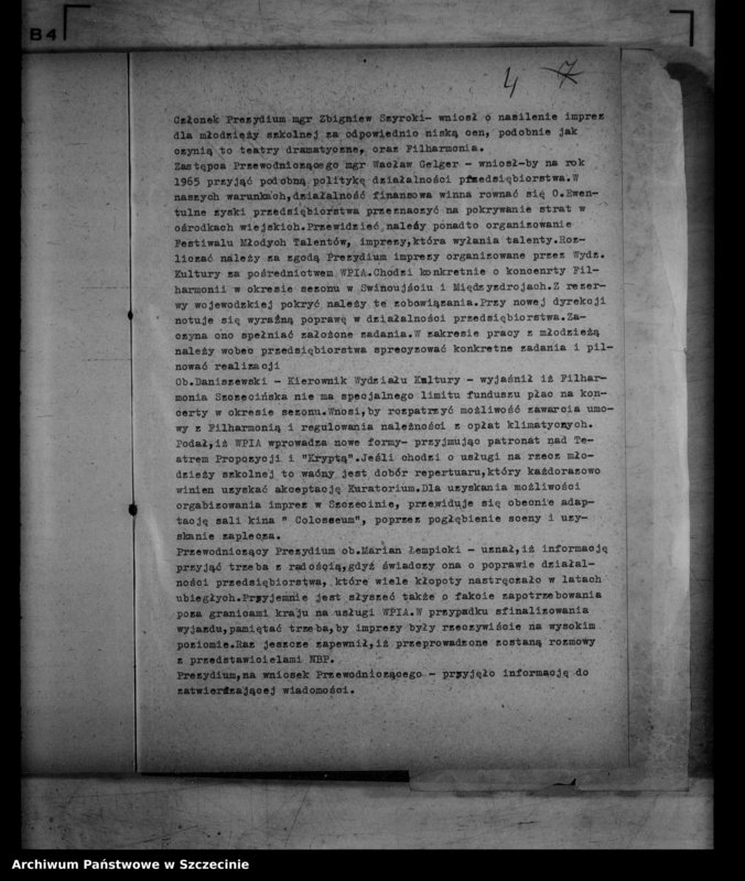 image.from.unit.number "Protokół posiedzenia Prezydium Wojewódzkiej Rady Narodowej nr 29, miesiąc październik"