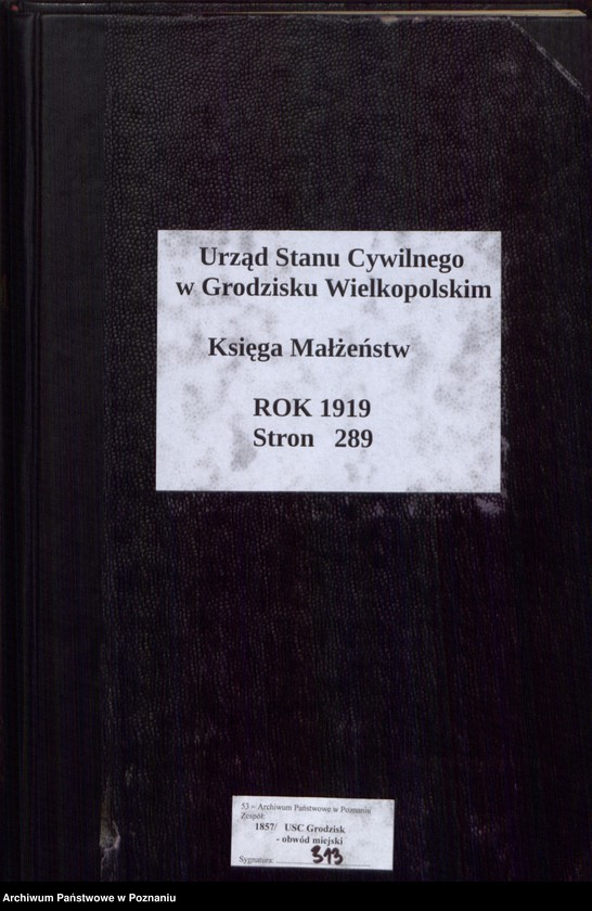 Obraz 2 z jednostki "Księga małżeństw [Rejestr główny małżeństw]"