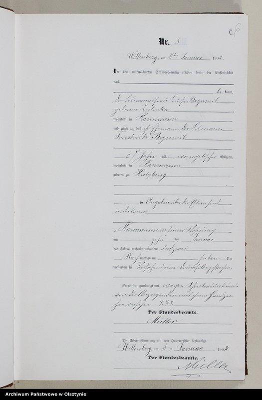 image.from.unit.number "Sterbe-Neben-Register Nr 1 - 154"