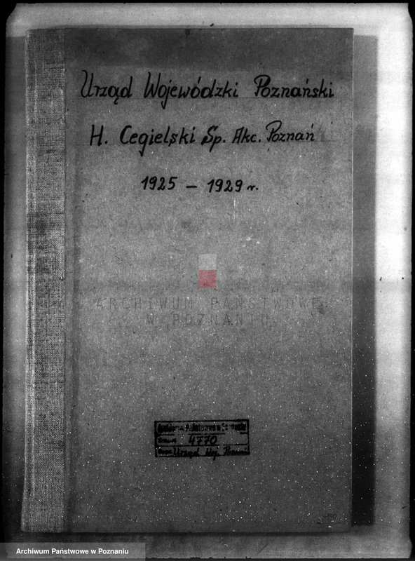 Obraz 4 z jednostki "Fabryka H. Cegielski w Poznaniu wtym plan generalny fabryki lokomotyw"