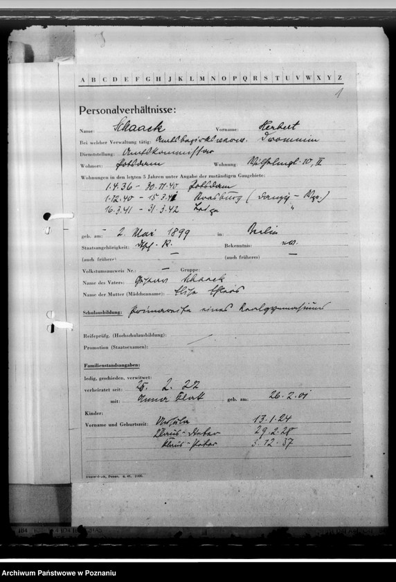 Obraz 5 z jednostki "Schaack, Herbert Amtskommissar"