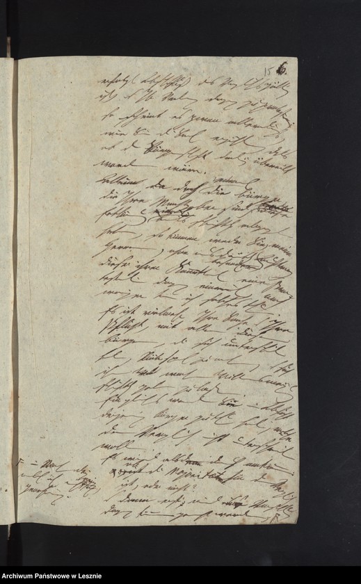 Obraz 18 z jednostki "[Akta manualia des Kriminalrats Künzel als Generalmandatarii der Stadtkommunität und Bürgerschaft zu Lissa in Klagen contra die Fürstl. von Sułkowski