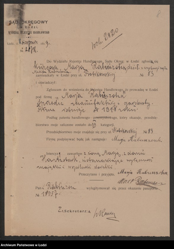 Obraz 10 z jednostki "Maria Robinzohn – sprzedaż manufaktury"