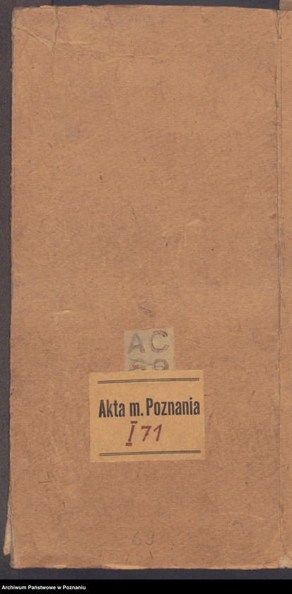Obraz 2 z jednostki "Acta officii consularis civitatis Posnaniae."