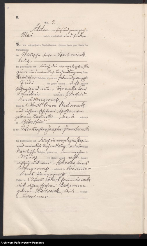 image.from.unit.number "Księga małżeństw"