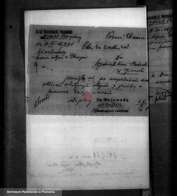 Obraz 14 z jednostki "Udzielenie zezwolenia na urządzenie młyna parowego W. i A. Wierzchowieckich w Zbąszyniu, pow. nowotomyski"