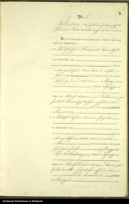 image.from.unit.number "Heiraths-Neben-Register Nr 1 - 47"