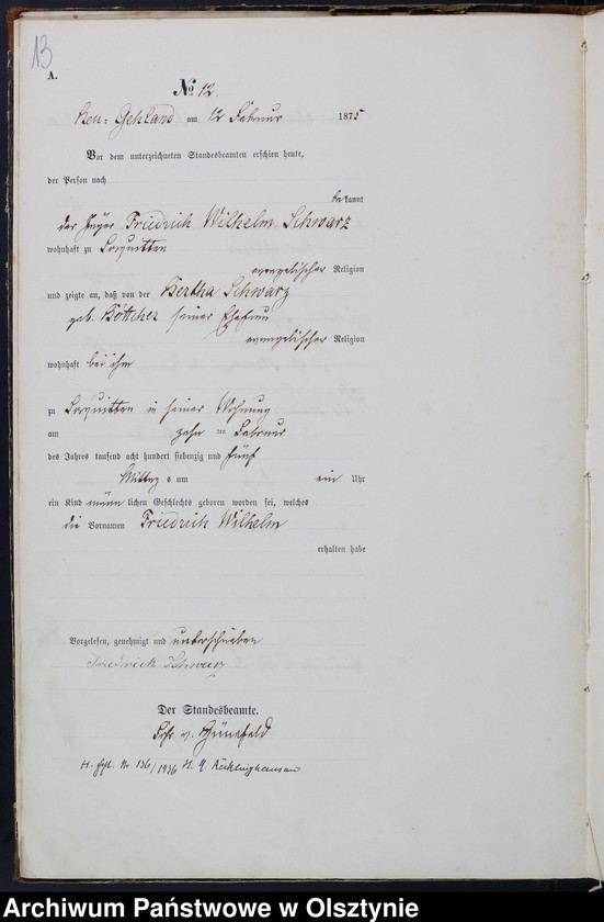 image.from.unit.number "Haupt-Geburts-Register Nr 1 - 98"