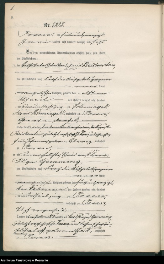 Obraz 8 z jednostki "Księga małżeństw t. II"